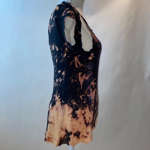 Customized Peavey tie-dye distressed t-shirt - Picture 3 of 7